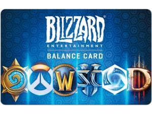 (Battle.net) Blizzard Balance Gift Card 20$